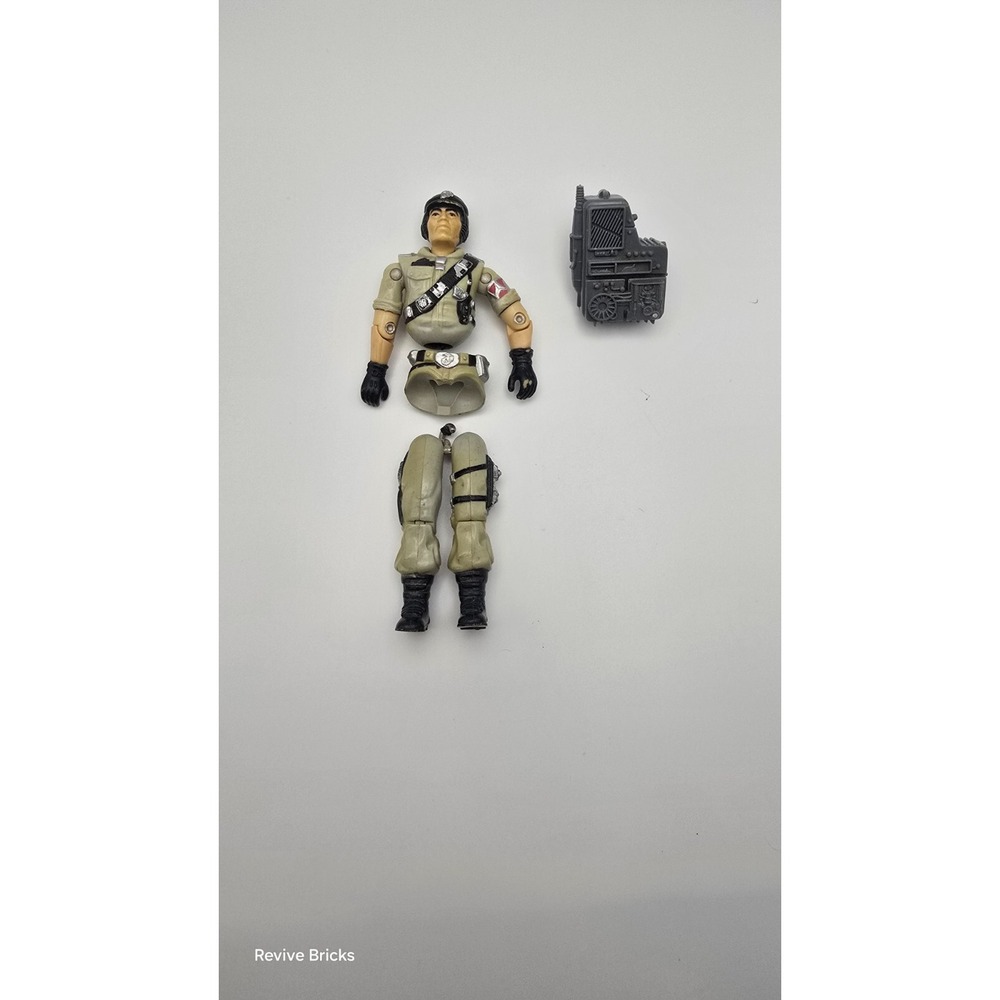Vintage 1986 Hasbro G.I. Joe Mainframe V1 3.75" Action Figure W/ Backpack Great - Picture 1 of 4